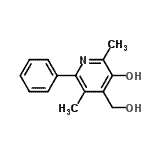 CAS#: 790164-00-0， 4-(Hydroxymethyl)-2,5-dimethyl-6-phenyl-3-pyridinol