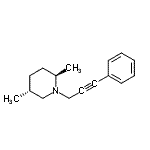 CAS#: 790205-14-0， (2R,5R)-2,5-Dimethyl-1-(3-phenyl-2-propyn-1-yl)piperidine