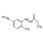 CAS#: 790228-16-9， Methyl 2-(5-ethynyl-2-methylphenyl)hydrazinecarboxylate