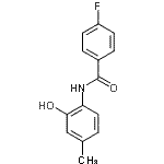 CAS#: 790243-12-8， 4-Fluoro-N-(2-hydroxy-4-methylphenyl)benzamide