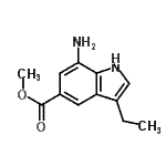 CAS#: 790254-22-7， Methyl 7-amino-3-ethyl-1H-indole-5-carboxylate