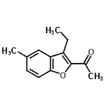 CAS#: 790263-82-0， 1-(3-Ethyl-5-methyl-1-benzofuran-2-yl)ethanone