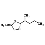 CAS#: 79033-07-1， 4-Methylene-2-(2-pentanyl)-1,3-dioxolane