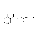 structure of CAS# 79034-93-8, Ethyl 4-(2-methylphenyl)-4-oxobutanoate;Ethyl 4-(2-methylphenyl)-4-oxobutyrate