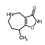 CAS#: 790634-79-6， 8-Methyl-5,6,7,8-tetrahydro-2H-[1,2]oxazolo[4,5-c]azepin-3(4H)-one