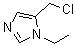 CAS 登录号：790654-82-9， 5-(氯甲基)-1-乙基-1H-咪唑