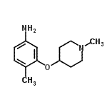 CAS#: 790667-72-0， 4-Methyl-3-[(1-methyl-4-piperidinyl)oxy]aniline