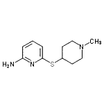 CAS#: 790672-00-3， 6-[(1-Methyl-4-piperidinyl)sulfanyl]-2-pyridinamine