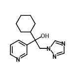 CAS#: 790691-17-7, 1-Cyclohexyl-1-(3-pyridinyl)-2-(1H-1,2,4-triazol-1-yl)ethanol
