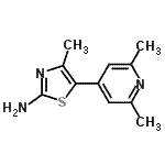 CAS#: 790706-70-6， 5-(2,6-Dimethyl-4-pyridinyl)-4-methyl-1,3-thiazol-2-amine