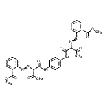 CAS#: 79102-67-3， Dimethyl 2,2'-{1,4-phenylenebis[imino(1,3-dioxo-1,2-butanediyl)-2,1-diazenediyl]}dibenzoate