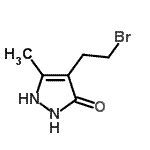 CAS#: 791049-61-1， 4-(2-Bromoethyl)-5-methyl-1,2-dihydro-3H-pyrazol-3-one