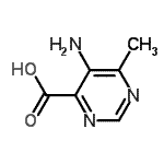 CAS#: 791056-59-2， 5-Amino-6-methyl-4-pyrimidinecarboxylic acid