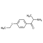 CAS#: 791062-97-0， 2-Amino-1-[4-(ethylsulfanyl)phenyl]-1-propanone