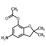CAS#: 791064-00-1， 5-Amino-2,2-dimethyl-2,3-dihydro-1-benzofuran-7-yl acetate