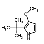 CAS#: 791104-11-5， 3-Methoxy-2-(2-methyl-2-propanyl)-1H-pyrrole