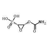 CAS#: 791523-96-1， [(2R,3R)-3-(Carbamoyloxy)-2-oxiranyl]phosphonic acid