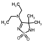 CAS#: 791529-44-7， N,N-Diethyl-4,4-dimethyl-4,5-dihydro-1,2,5-thiadiazol-3-amine 1,1-dioxide