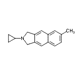 CAS#: 791534-29-7， 2-Cyclopropyl-6-methyl-2,3-dihydro-1H-benzo[f]isoindole
