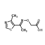 CAS#: 791551-03-6， ({(E)-[1-(4-Methyl-1,3-thiazol-5-yl)ethylidene]amino}oxy)acetic acid