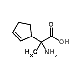 CAS#: 791557-84-1， 2-Amino-2-(2-cyclopenten-1-yl)propanoic acid