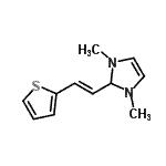 CAS#: 791586-11-3， 1,3-Dimethyl-2-[(E)-2-(2-thienyl)vinyl]-2,3-dihydro-1H-imidazole