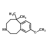 CAS#: 791724-98-6， 9-Methoxy-6,6-dimethyl-1,2,3,4,5,6-hexahydro-3-benzazocine