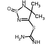 CAS#: 791725-58-1， 4,4-Dimethyl-1-oxido-4,5-dihydro-1,2,5-thiadiazol-3-yl carbamimidothioate