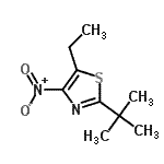 CAS#: 791725-94-5， 5-Ethyl-2-(2-methyl-2-propanyl)-4-nitro-1,3-thiazole