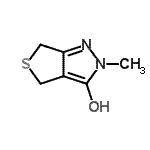 CAS#: 79173-93-6， 2-Methyl-2,6-dihydro-4H-thieno[3,4-c]pyrazol-3-ol