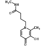 CAS#: 791766-04-6， 4-(3-Hydroxy-2-methyl-4-oxo-1(4H)-pyridinyl)-N-methylbutanamide