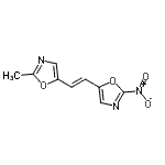 CAS#: 791853-13-9， 2-Methyl-5-[(E)-2-(2-nitro-1,3-oxazol-5-yl)vinyl]-1,3-oxazole