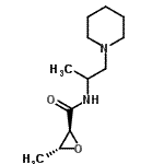 CAS 登录号：791855-86-2， (2S,3R)-3-甲基-N-[1-(1-哌啶基)-2-丙基]-2-环氧乙烷甲酰胺