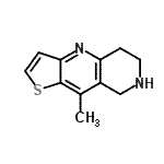 CAS#: 792134-49-7， 9-Methyl-5,6,7,8-tetrahydrothieno[3,2-b][1,6]naphthyridine