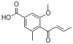 CAS#: 79214-49-6， 4-[(E)-But-2-Enoyl]-3-Methoxy-5-Methylbenzoic Acid
