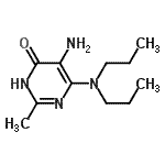 CAS#: 792142-15-5， 5-Amino-6-(dipropylamino)-2-methyl-4(1H)-pyrimidinone