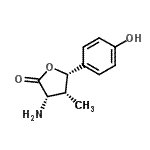 CAS#: 792154-39-3， (3S,4R,5S)-3-Amino-5-(4-hydroxyphenyl)-4-methyldihydro-2(3H)-furanone