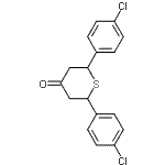 CAS#: 79223-80-6， 2,6-Bis(4-chlorophenyl)tetrahydro-4H-thiopyran-4-one