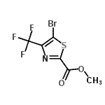 CAS#: 79247-83-9， Methyl 5-bromo-4-(trifluoromethyl)-1,3-thiazole-2-carboxylate