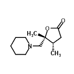 CAS#: 792849-74-2， (4S,5R)-4,5-Dimethyl-5-(1-piperidinylmethyl)dihydro-2(3H)-furanone