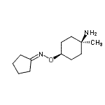 CAS#: 792914-46-6， cis-4-[(Cyclopentylideneamino)oxy]-1-methylcyclohexanamine
