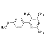 CAS#: 792942-46-2， 4-(4-Methoxyphenyl)-5,6-dimethyl-2-pyrimidinamine