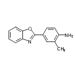 structure of CAS# 792946-65-7, 4-(1,3-Benzoxazol-2-yl)-2-methylaniline;4-(1,3-benzoxazol-2-yl)-2-methylaniline;BENZENAMINE,4-(2-BENZOXAZOLYL)-2-METHYL-;MFCD06666138