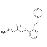 CAS#: 79306-72-2， 3-[2-(Benzyloxy)phenoxy]-N,2-dimethyl-1-propanamine