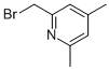 structure of CAS# 79313-01-2, 2-(Bromomethyl)-4,6-Dimethyl-Pyridine;Pyridine, 2-(Bromomethyl)-4,6-Dimethyl- (9CI);2-(Bromomethyl)-4,6-Dimethylpyridine;6-(Bromomethyl)-2,3-Lutidine