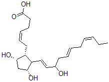 CAS#: 79319-94-1， (Z)-6-[(1R,3R,5S)-3,5-Dihydroxy-2-[(1E,5E,8Z)-3-Hydroxyundeca-1,5,8-Trienyl]Cyclopentyl]Hex-4-Enoic Acid
