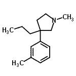 CAS#: 793603-37-9， 1-Methyl-3-(3-methylphenyl)-3-propylpyrrolidine
