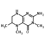 CAS#: 793614-92-3， 2-Amino-3,5,6-trimethyl-5,6,7,8-tetrahydro-4(3H)-pteridinone