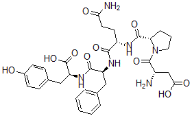 CAS#: 793658-58-9， L-alpha-Aspartyl-L-prolyl-L-glutaminyl-L-phenylalanyl-L-Tyrosine