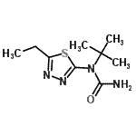 CAS#: 793677-90-4， 1-(5-Ethyl-1,3,4-thiadiazol-2-yl)-1-(2-methyl-2-propanyl)urea